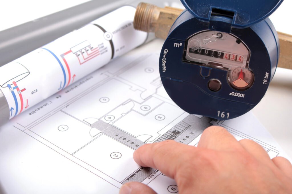 plano de fontaneria y saneamiento