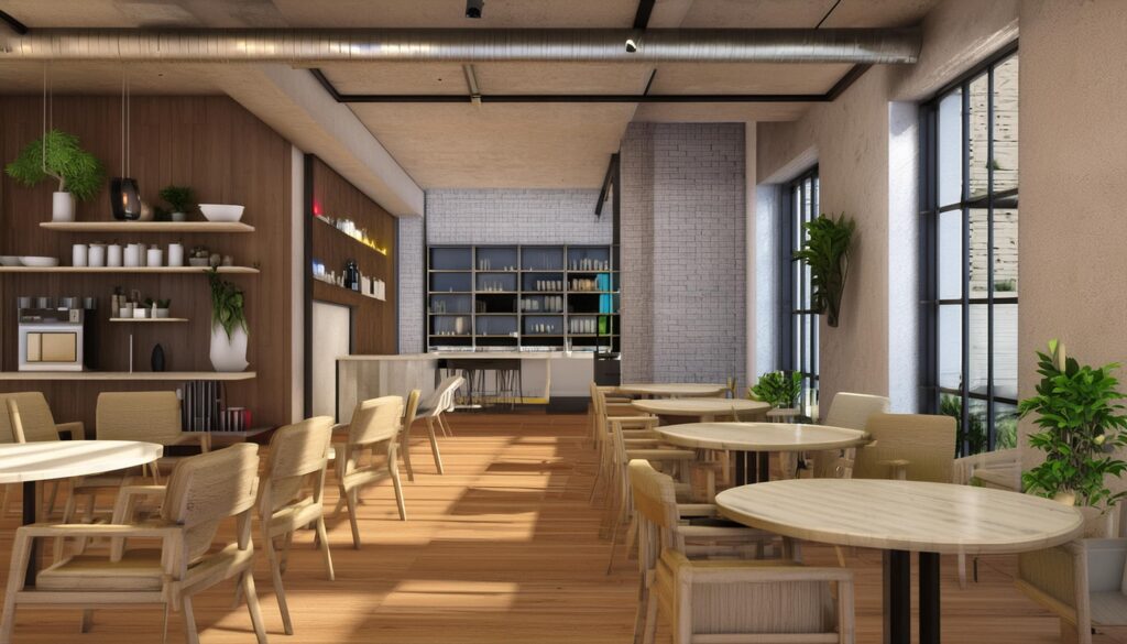 diseño de espacios comerciales - diseño de restaurante