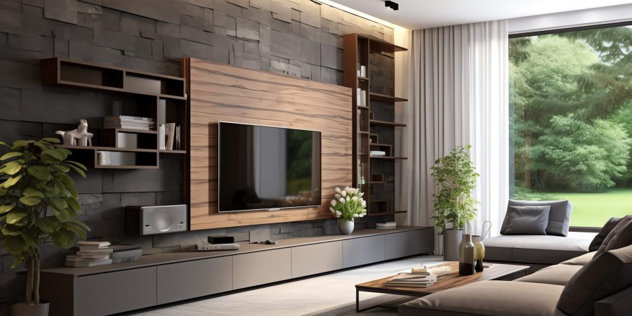 diseño de muebles centros de entretenimiento
