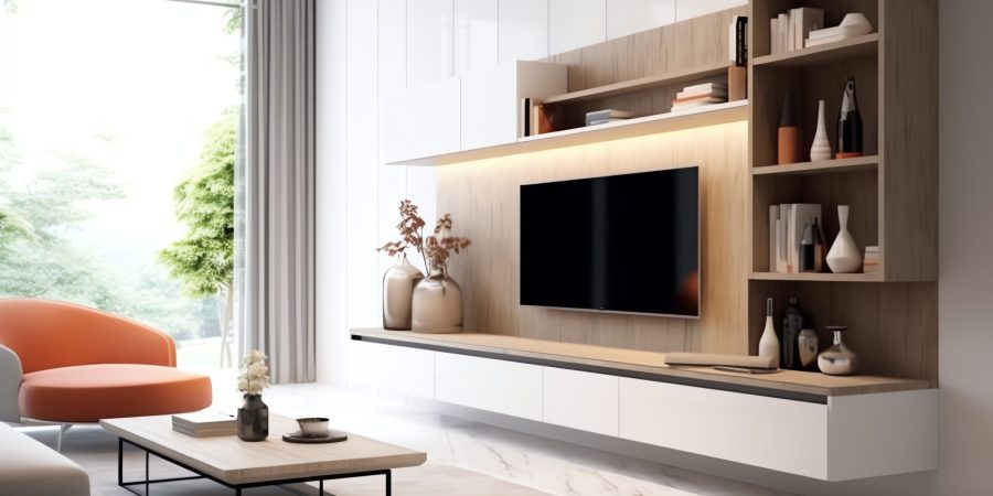 diseño de muebles centros de entretenimiento